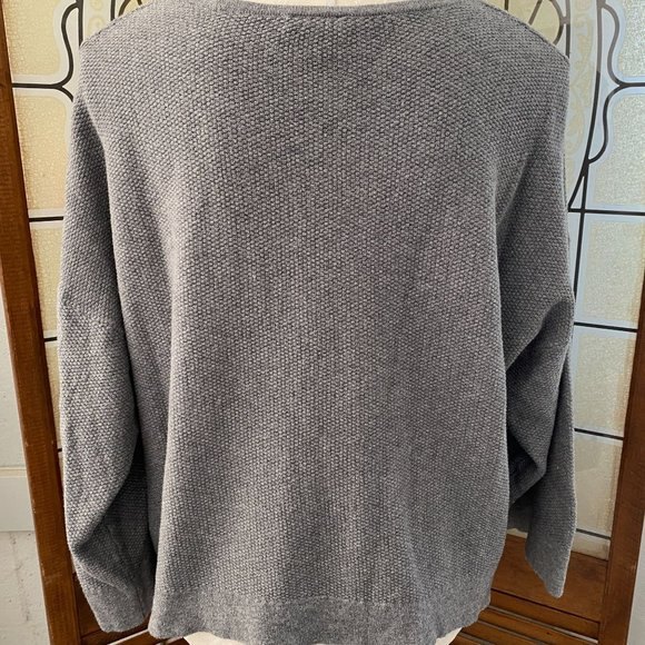 Pure J. Jill Boxey Kimono Sleeve Sweater Tunnel Pocket Size M - Picture 3 of 8